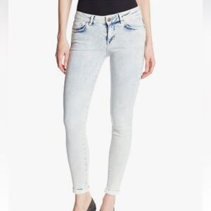 Buffalo David Bitton Faith Mid Rise Ankle Grazer Jeans Acid Wash Women’s Size 30